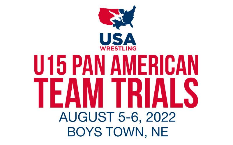 Graphic for the 2022 U15 Pan American Team Trials