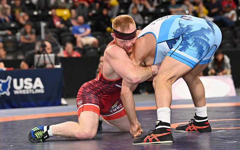 Chance Marsteller competing at the 2022 World Team Trials Challenge Tournament