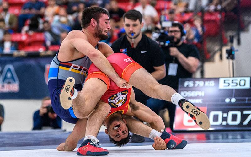 David McFadden turns Vincenzo Joseph in the 2022 U.S. Open finals