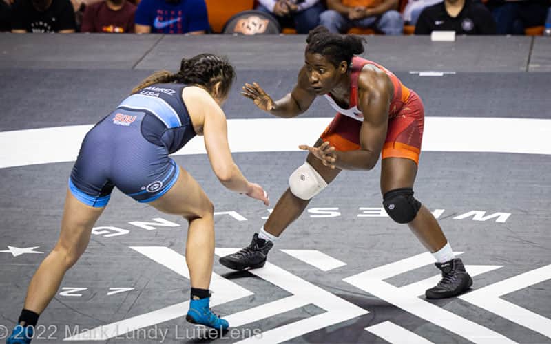 Tamyra Mensah Stock squares off with Sienna Ramirez in Final X