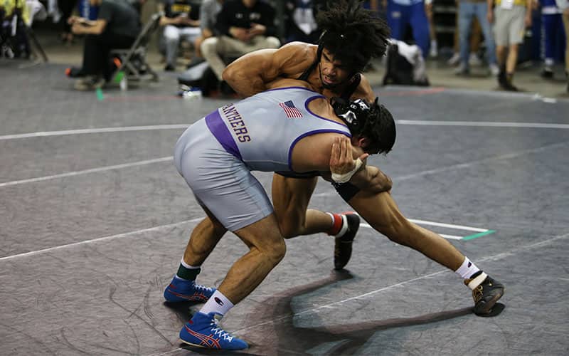 Christian Minto (North Iowa Area CC) competing at the 2022 NJCAA Nationals