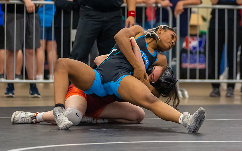 Jasmine Robinson (TX) at the 2022 U17 Nationals