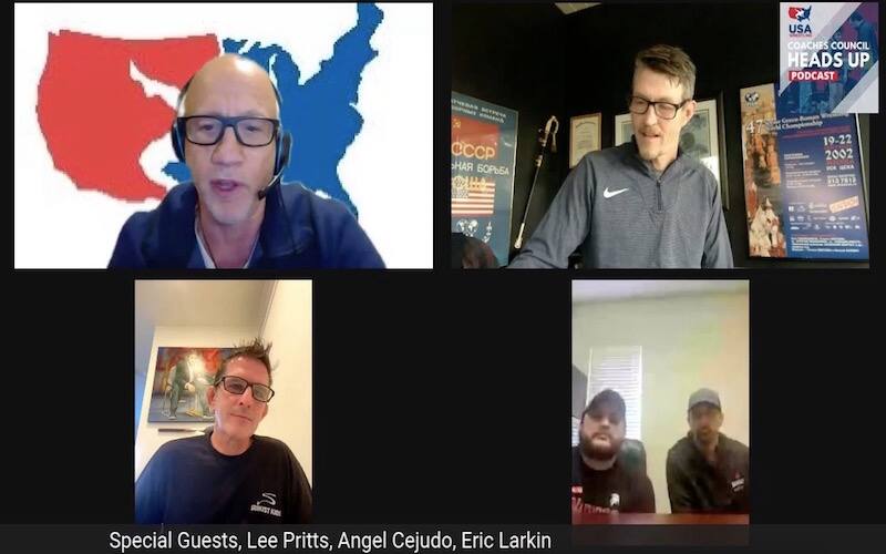 Screen capture from the Heads Up Coaches Council podcast on January 27, 2022