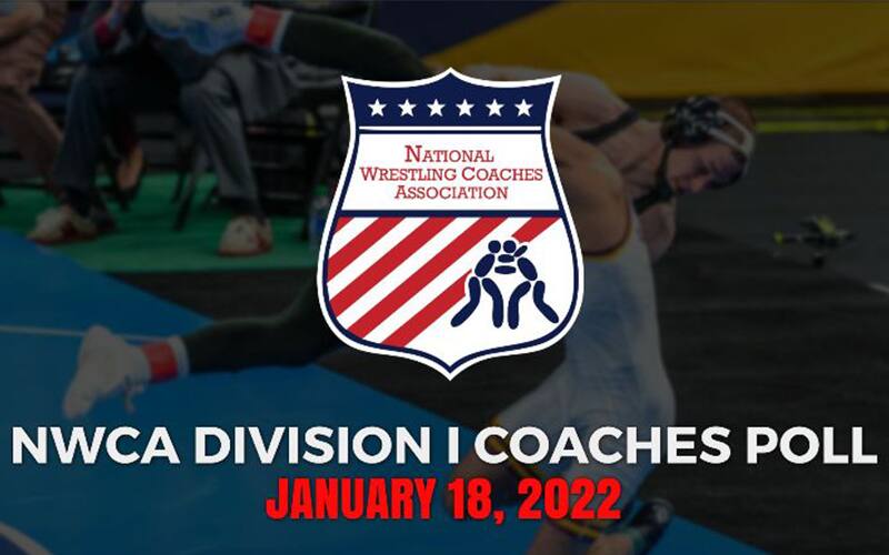 Graphic for the NWCA coaches poll on Jan. 18, 2021