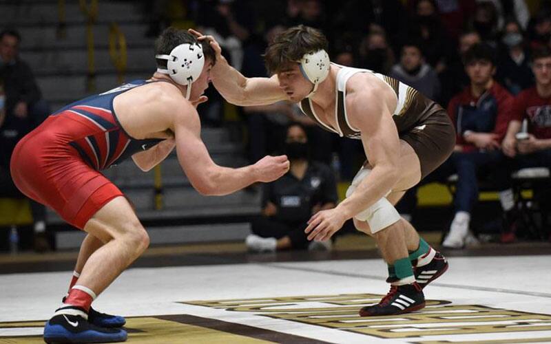 Action shot from Penn vs. Lehigh on Feb. 4, 2022