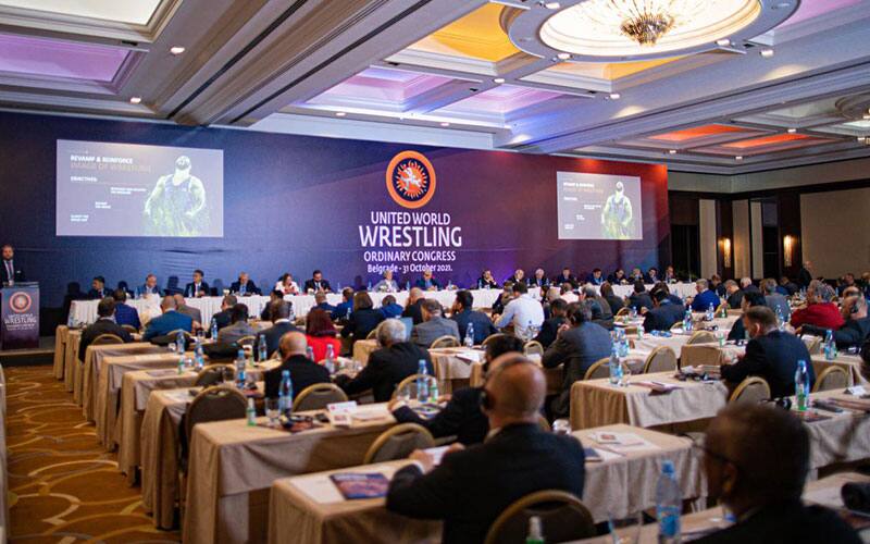 Image of the United World Wrestling Congress meeting 