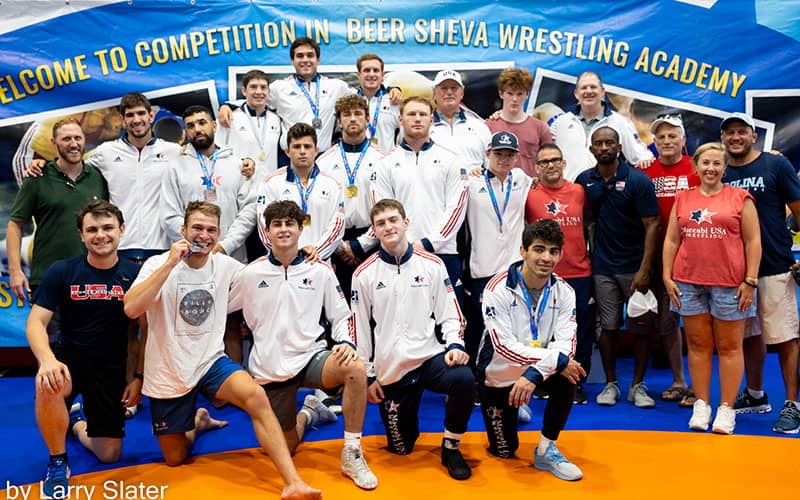 2022 U.S. Maccabiah Games wrestling delegation