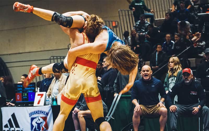 Action from Boys HS division at 2022 Journeymen World Classic