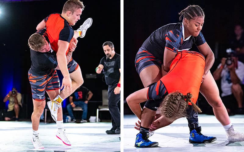 Rocco Welsh (left) and Janida Garcia (right) competing in 2021 Who’s Number One. 