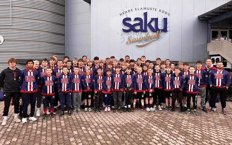 The boys club team which competed in the 2022 Tallinn Open in Estonia