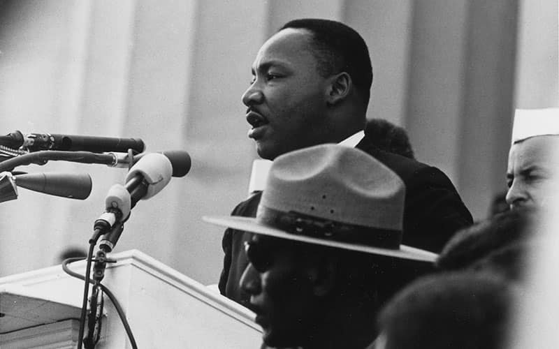 Dr. Martin Luther King, Jr., giving his I have a Dream speech, August 28, 1963