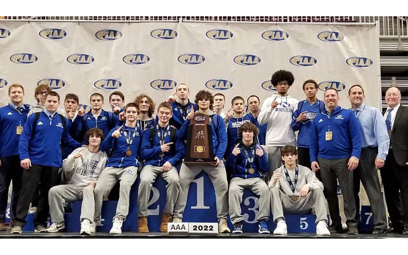 2022 Nazareth boys wrestling team, Pennsylvania AAA state champions
