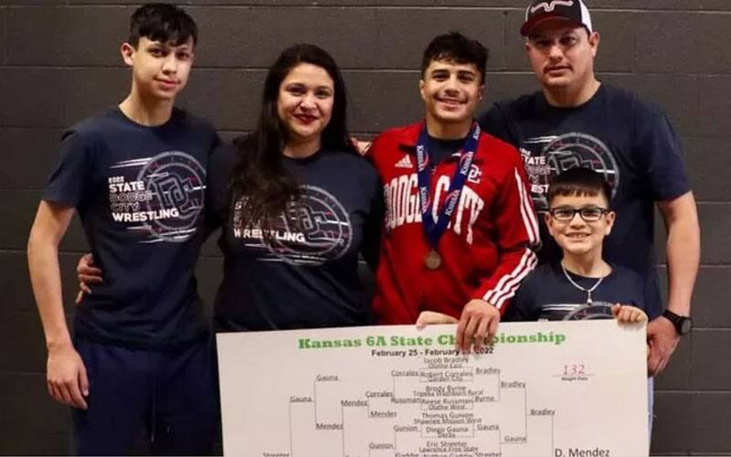 Damian Mendez and his family.