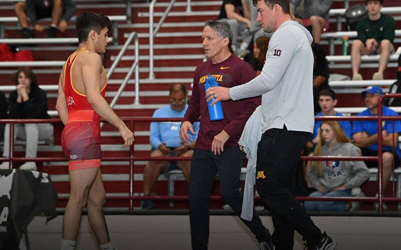 Troy Steiner coaches with the Gopher WC RTC 
