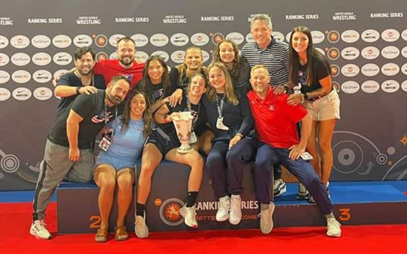 The USA women's team at the Pellicone Ranking Event in Italy