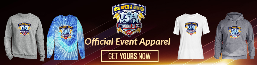 Order Your USA Open & Junior International Cup Championships Official Apparel